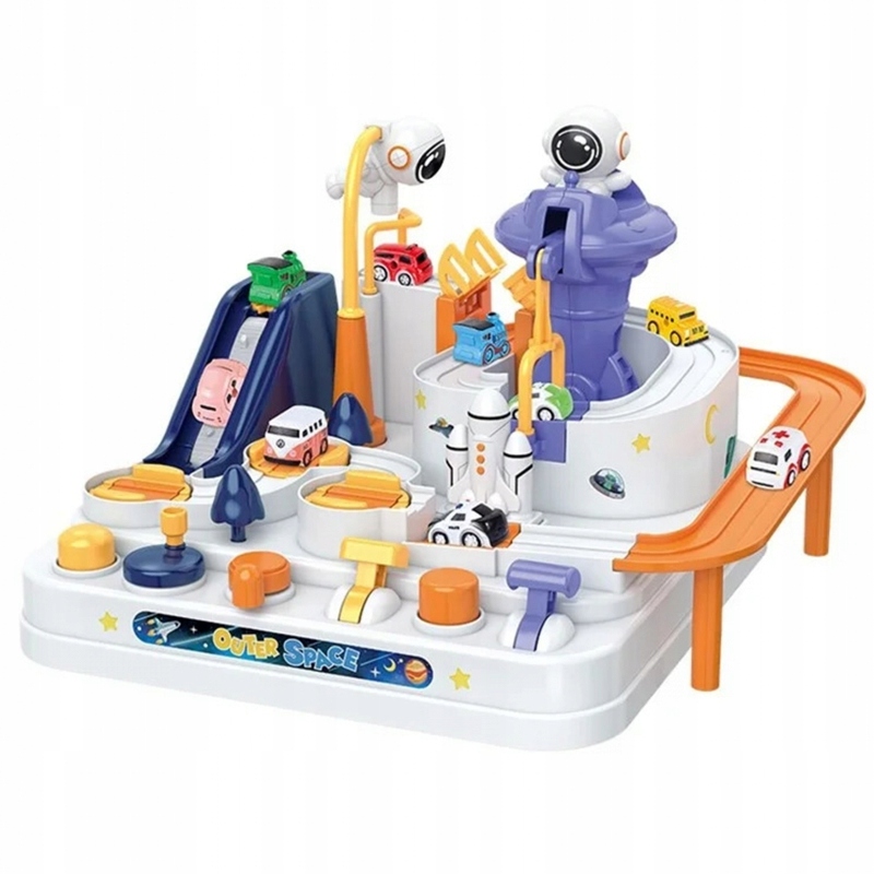 Interaktivní překážková dráha pro autíčka Dobrodružství astronauta od Woopie