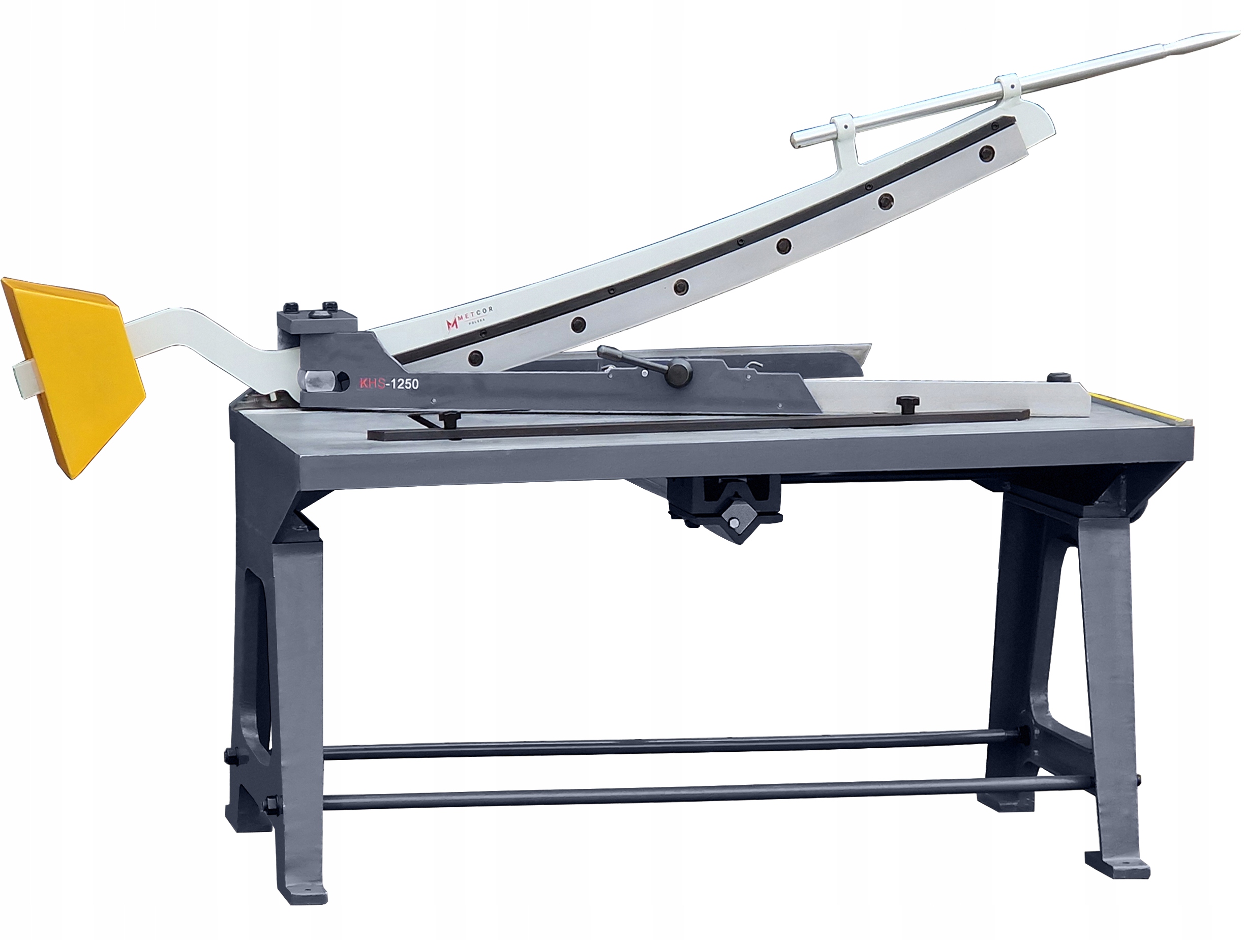 NOŻYCE GILOTYNOWE SZABLOWE DO BLACHY OSTRZE 1250mm METCOR KHS1250B 500kg Kod producenta KHS1250