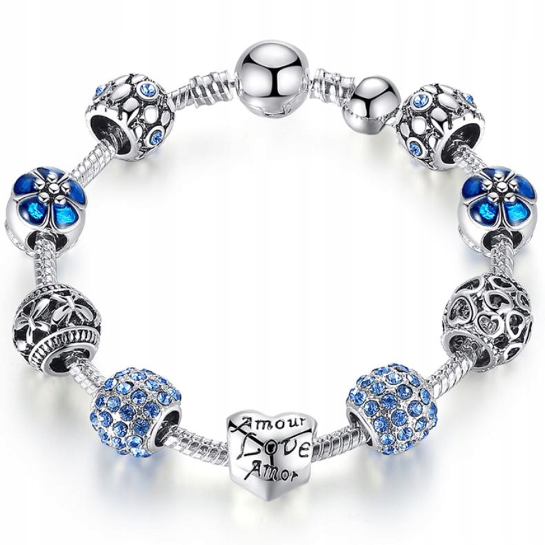 

Bransoletka do Charms Pandora beads Modułowa
