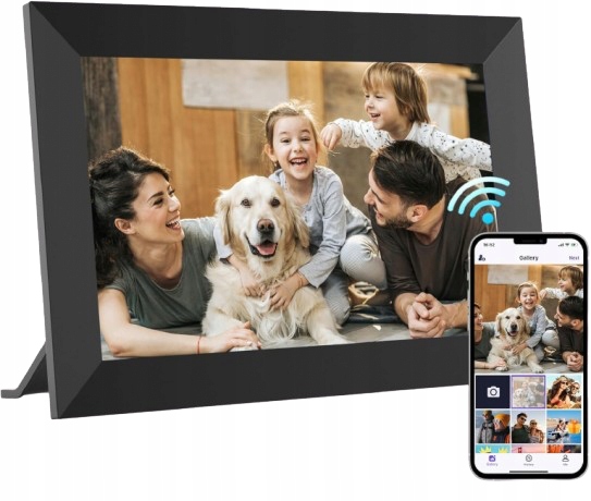 Digitální Rámeček Na Fotografie Wifi 10.1" – Inteligentní Album Pro Celou Rodinu