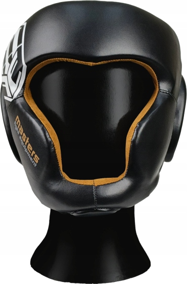 Boxerská helma Přírodní kůže Kss-pu-black Masters L