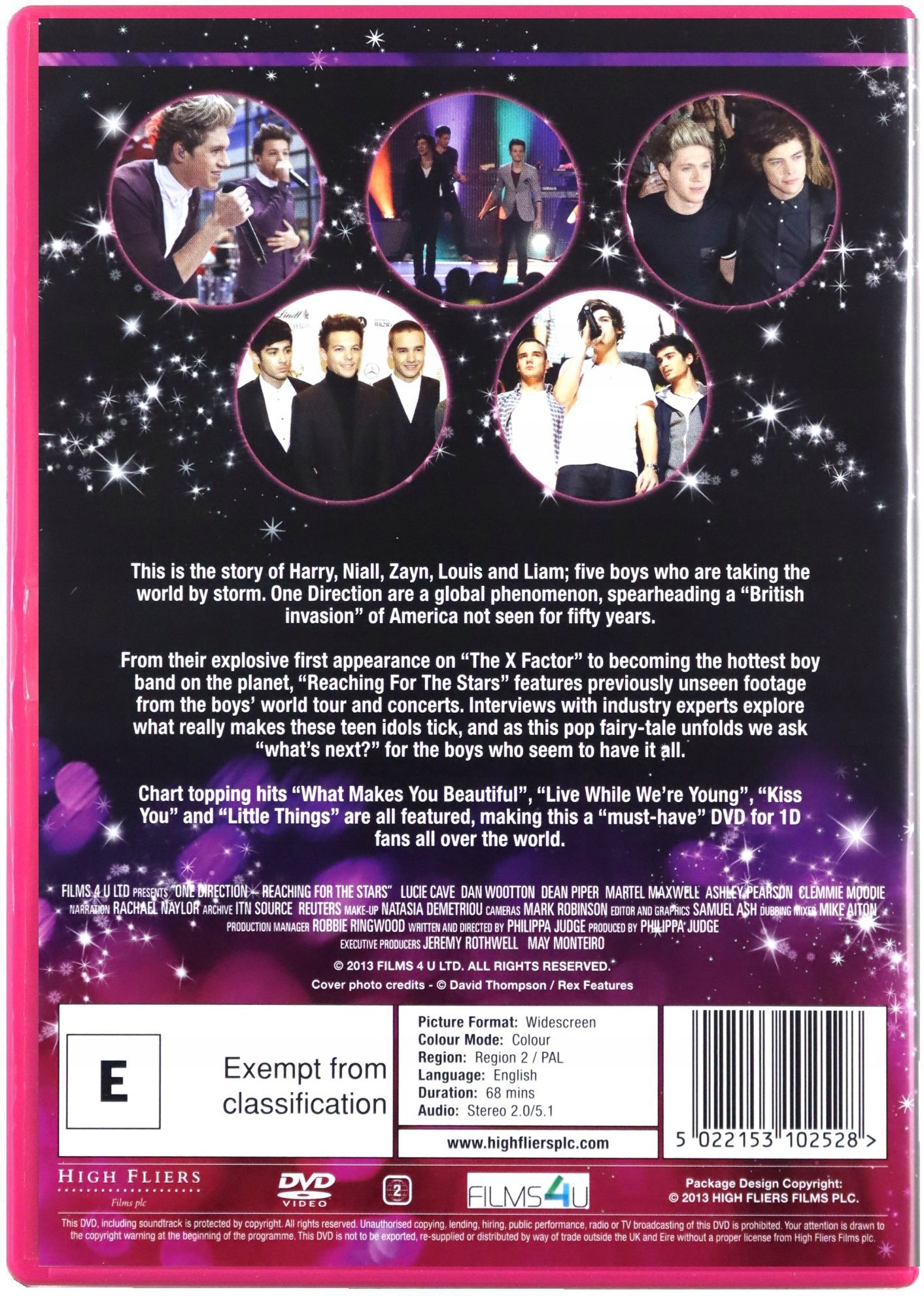 ONE DIRECTION REACHING FOR THE STARS (DVD) 17461026590