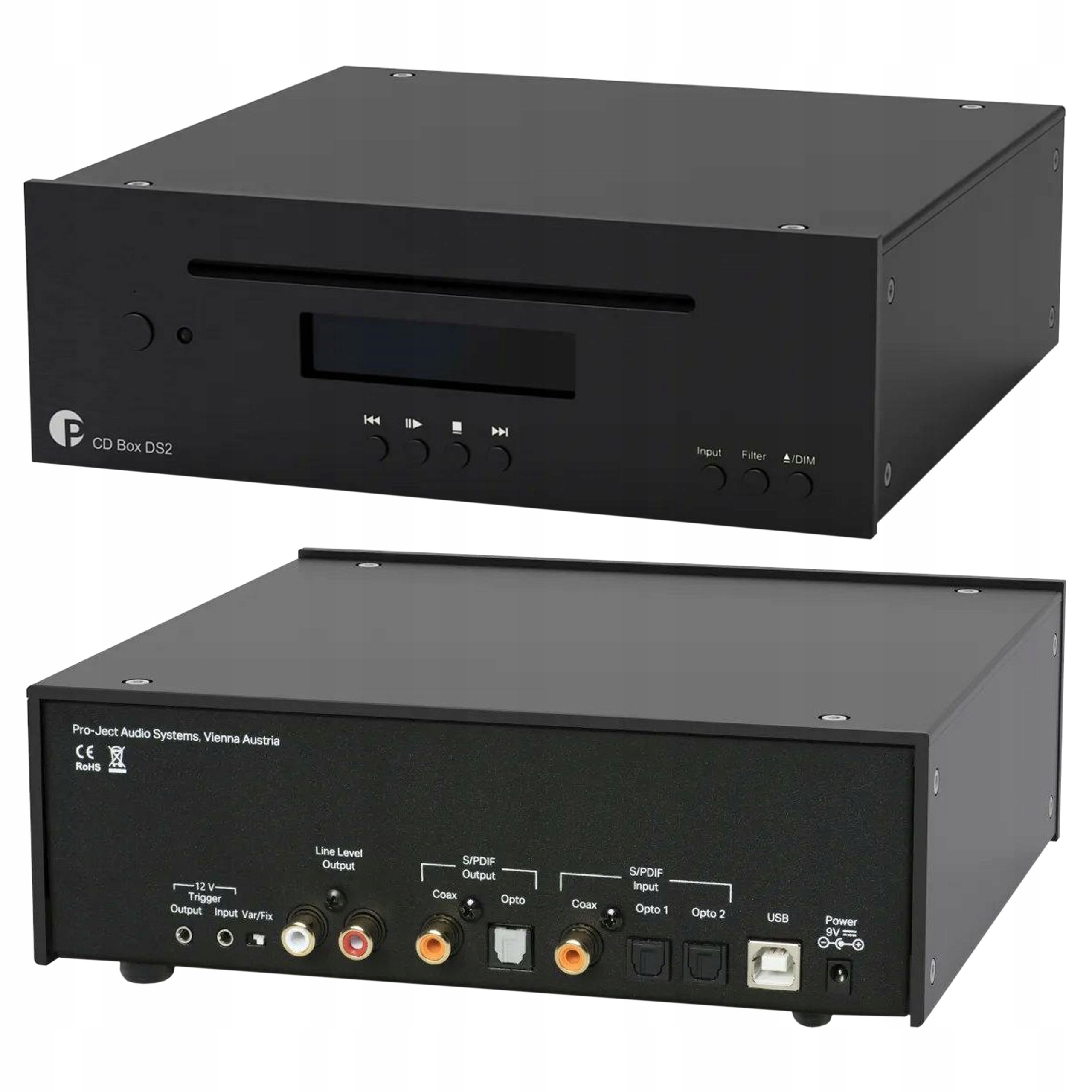 PRO-JECT CD BOX DS2 ODTWARZACZ CD Z USB DAC CZARNY Marka Pro-Ject