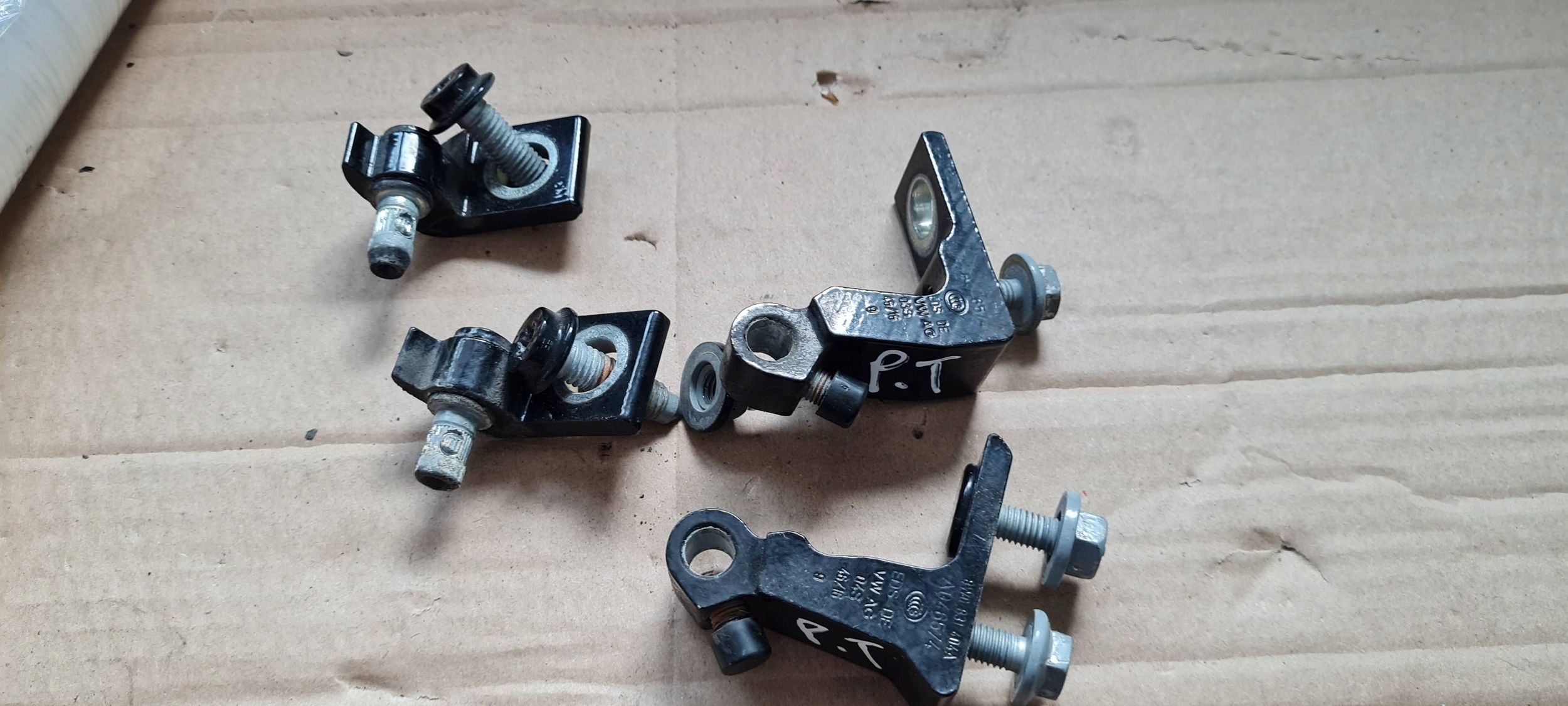 S4 B9 8W A4 hinge hinges door right right rear part KOMPLET LY9T