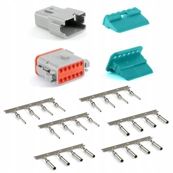 РОЗ'ЄМ DEUTSCH DT 12 польовий контактний комплект. роз'єм гніздо