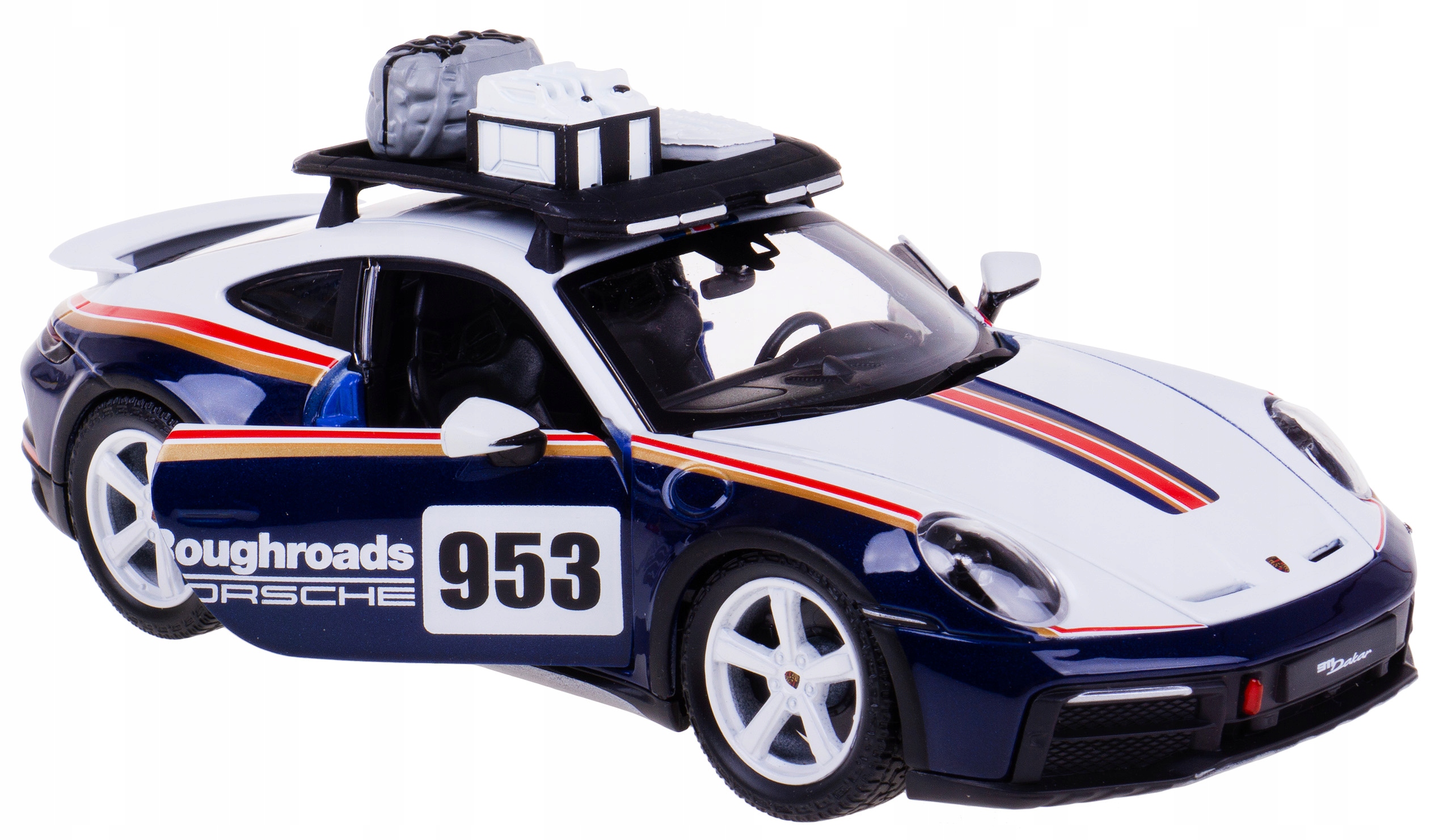 Porsche 911 Dakar 953 Model Kovový Bburago 1:24