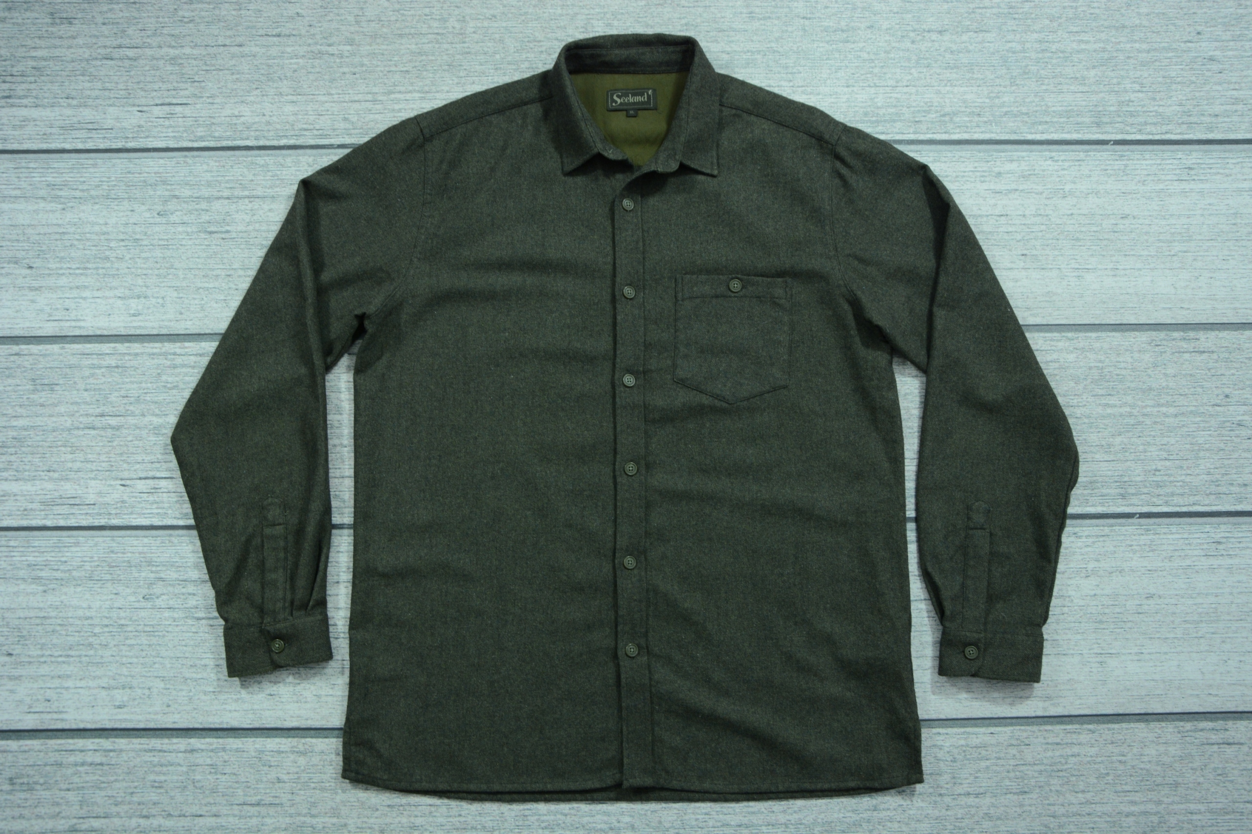 SEELAND KOSZULA DO LASU OUTDOOR 50% WEŁNA __ L/XL Rozmiar XL