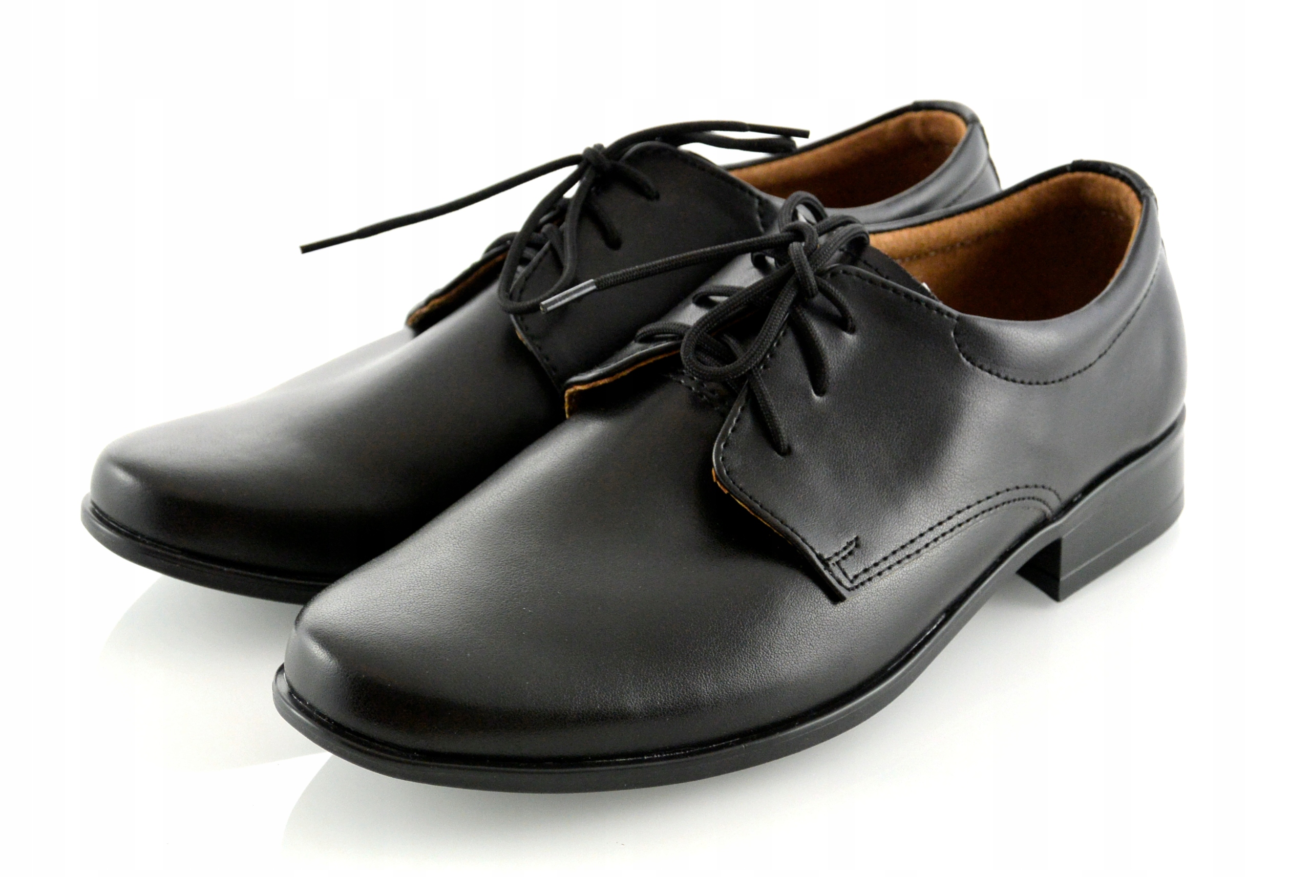 CZARNE CHŁOPIĘCE PÓŁBUTY KOMUNIJNE WIZYTOWE r30 Rozmiar 30