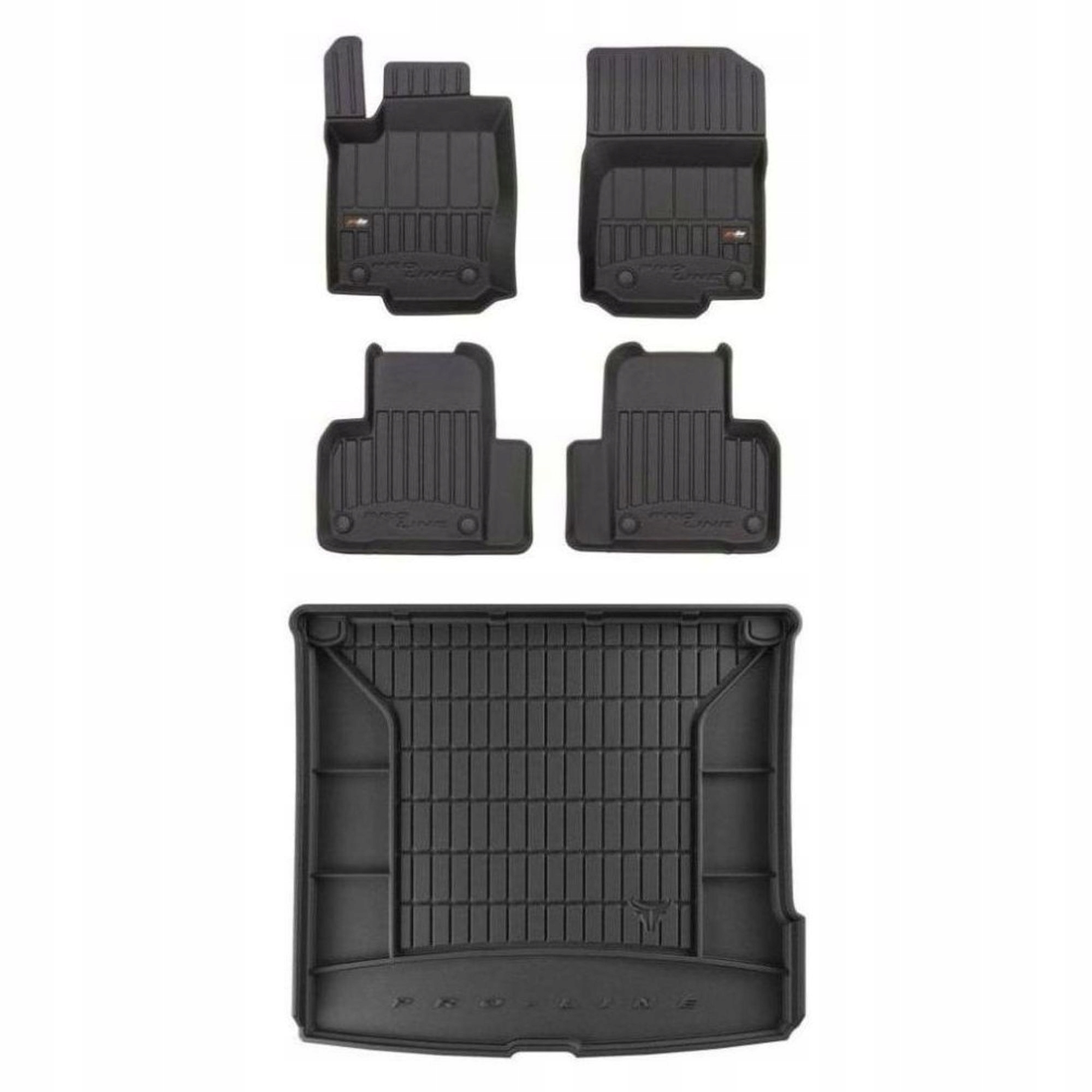 Gumová sada 3D koberčekov a rohoží Mercedes ML W166 2011-2015