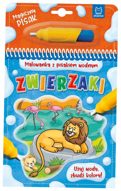 Malowanka z pisakiem wodnym. Zwierzaki Barbara