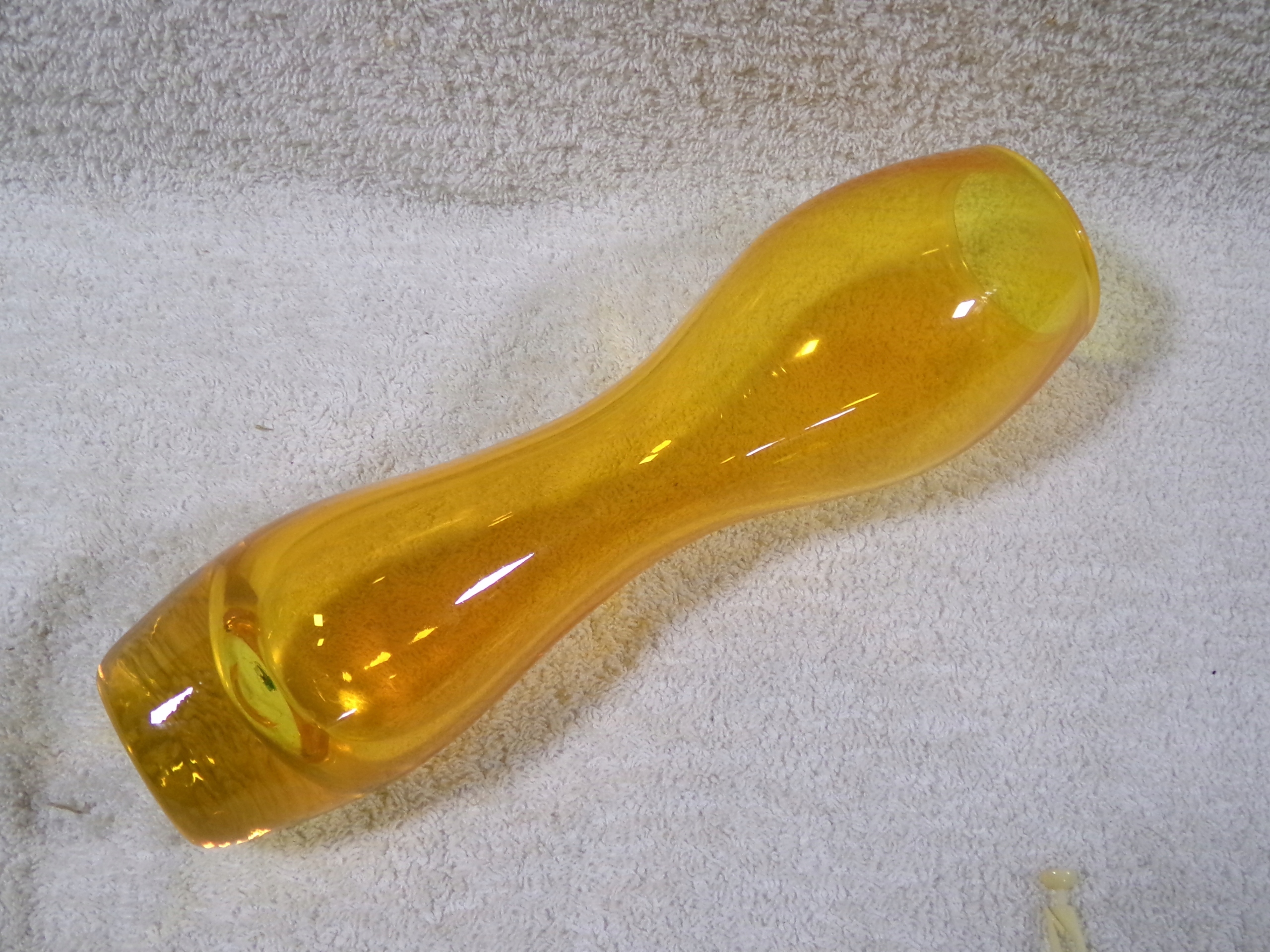 PIĘKNY WAZON SZKŁO ARTYSTYCZNE