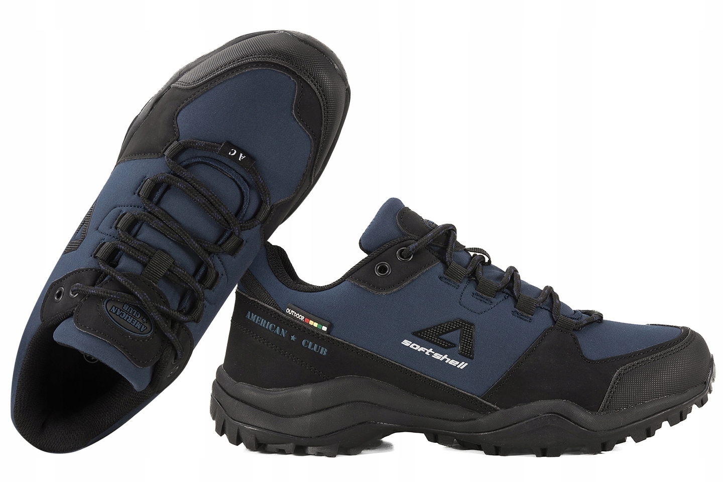 American Club HL110 Softshellová Pánská Treková Sportovní Obuv 41 Tmavě modrá