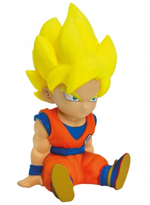 Dragon Ball Son Goku Saiyan Money Box Pvc 19 Cm Pokladnička Plastoy