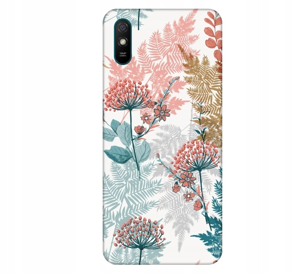 

Etui na telefon Xiaomi Redmi 9A Floral kwiaty lisc