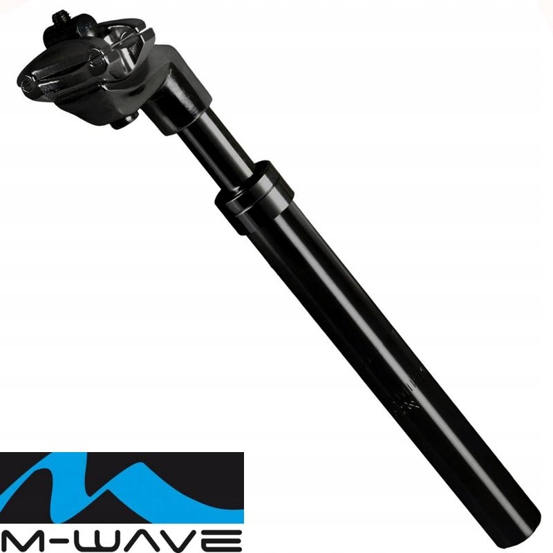 Wspornik siodła amortyzowany 25,4x315 mm M-Wave - sztyca ALU BLACK