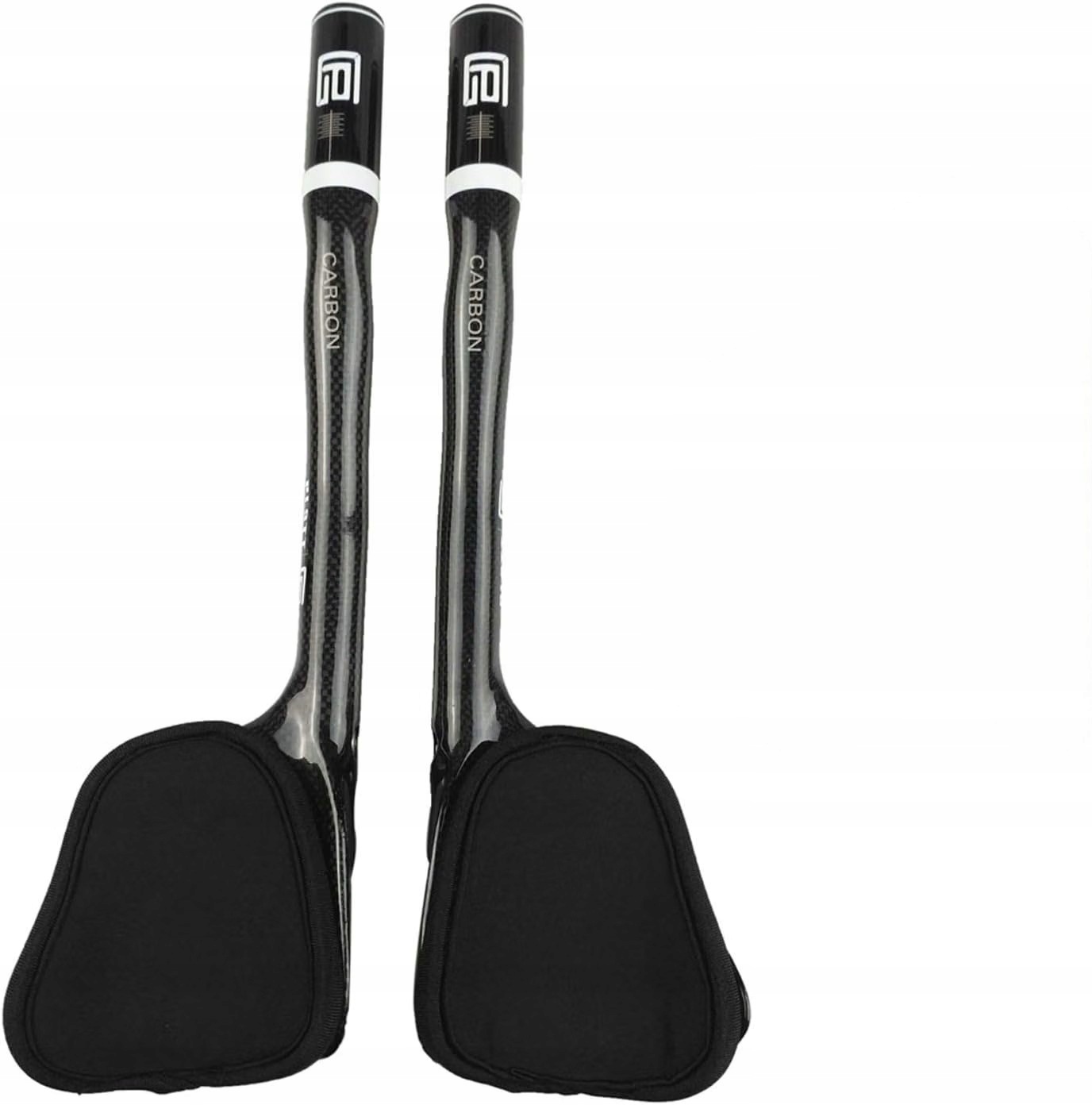 Lemondka Platt Carbon 31.8 Aerobar Przystawka Triathlonowa 3K Czarna