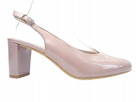 Dámské lodičky Sala 37 perleťová růžová sloupek Ce