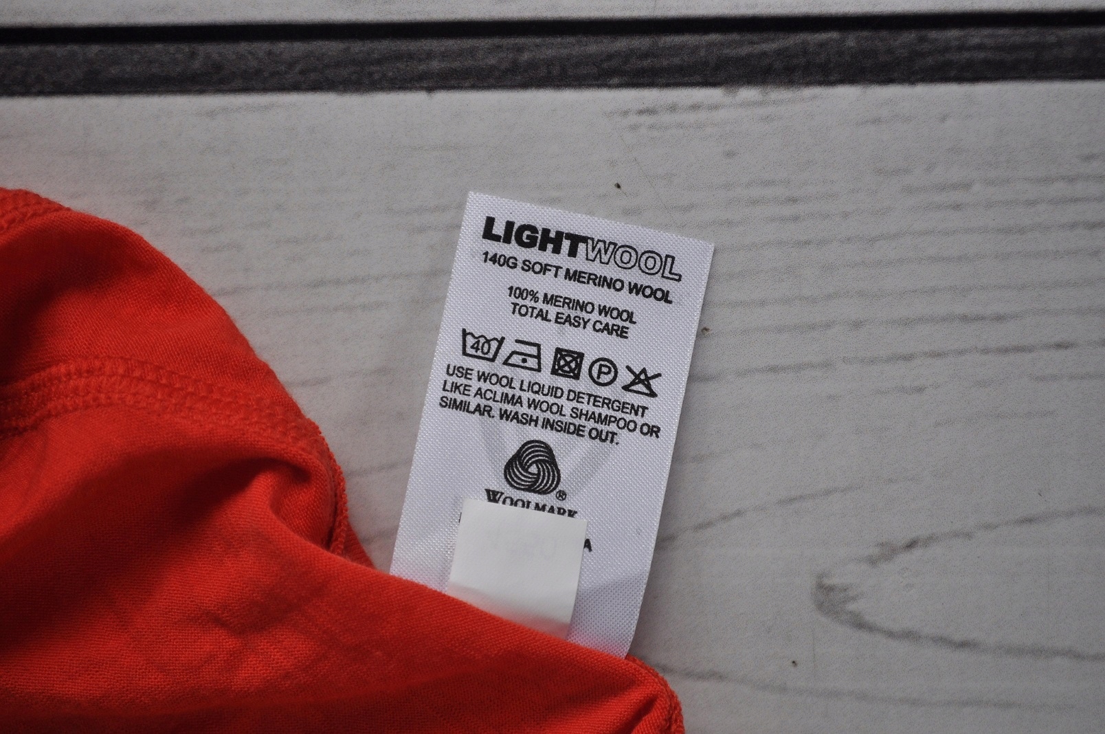 ACLIMA KOSZULKA MĘSKA LIGHTWOOL SPEED MERINO L Kolor pomarańczowy