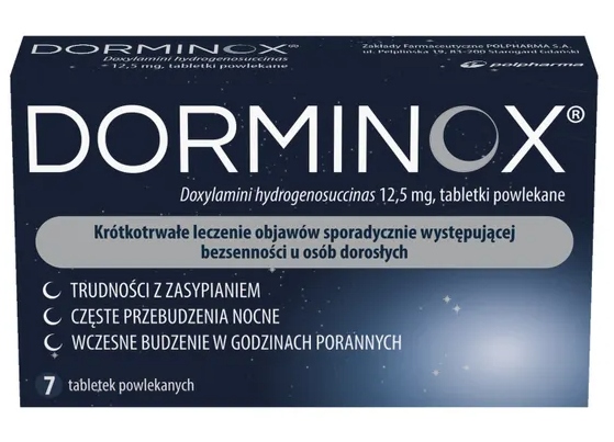 Дорминокс 12,5 мг 7 таблетек Лек насенный