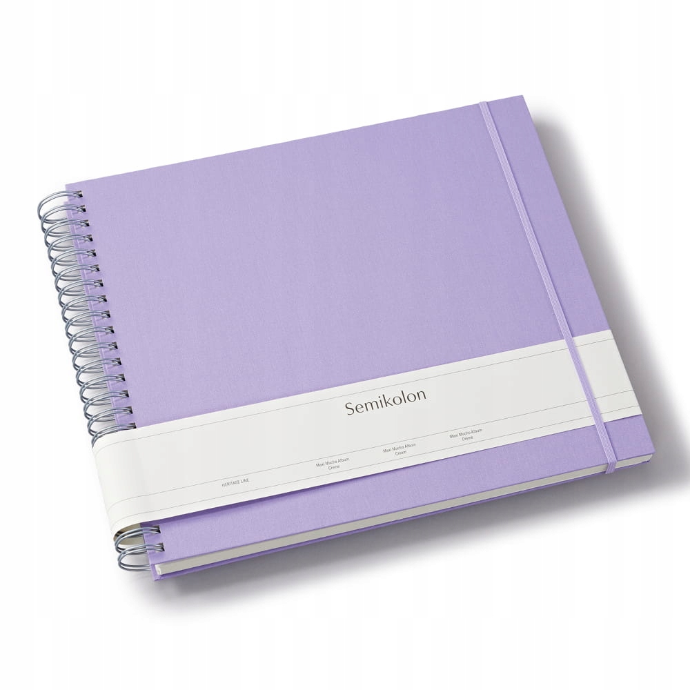 Album Semikolon Maxi Mucho, krémové listy, lilac silk