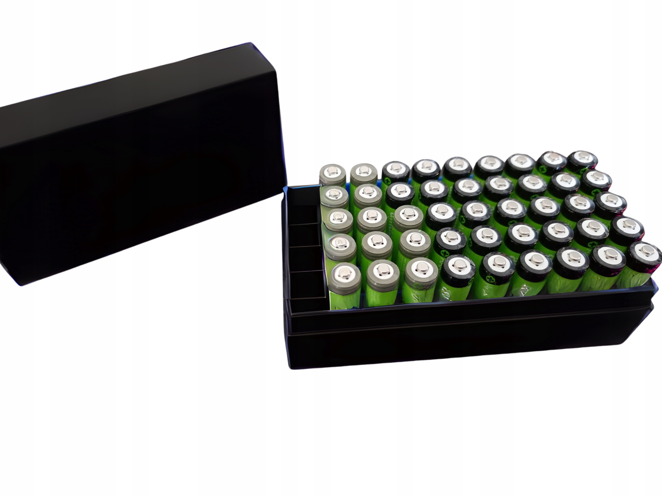 Organizer Na Baterie Komplet Aaa Akumulatorki Pudełko Paluszki Eko