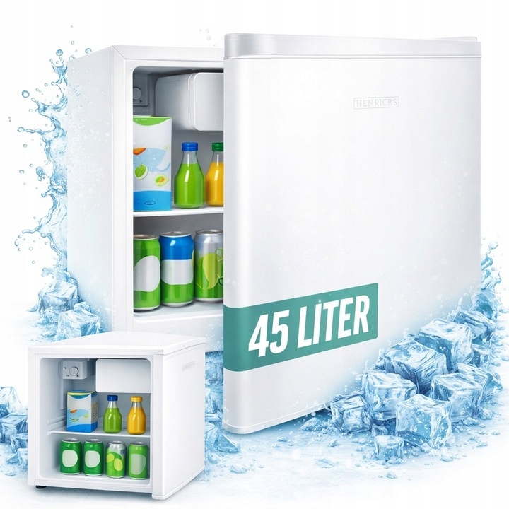 Lednička mini lednice chladnička s mrazákem kompaktní Heinrich's 4188 bílá