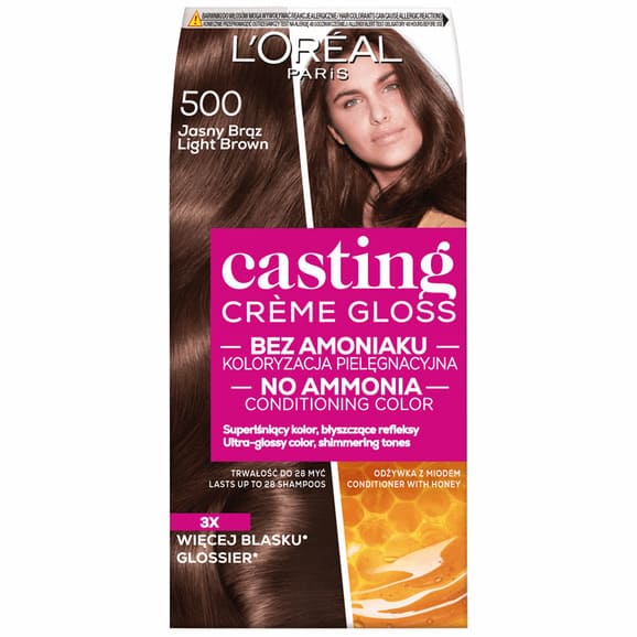 

Loreal Casting Creme Gloss 500 Jasny Brąz