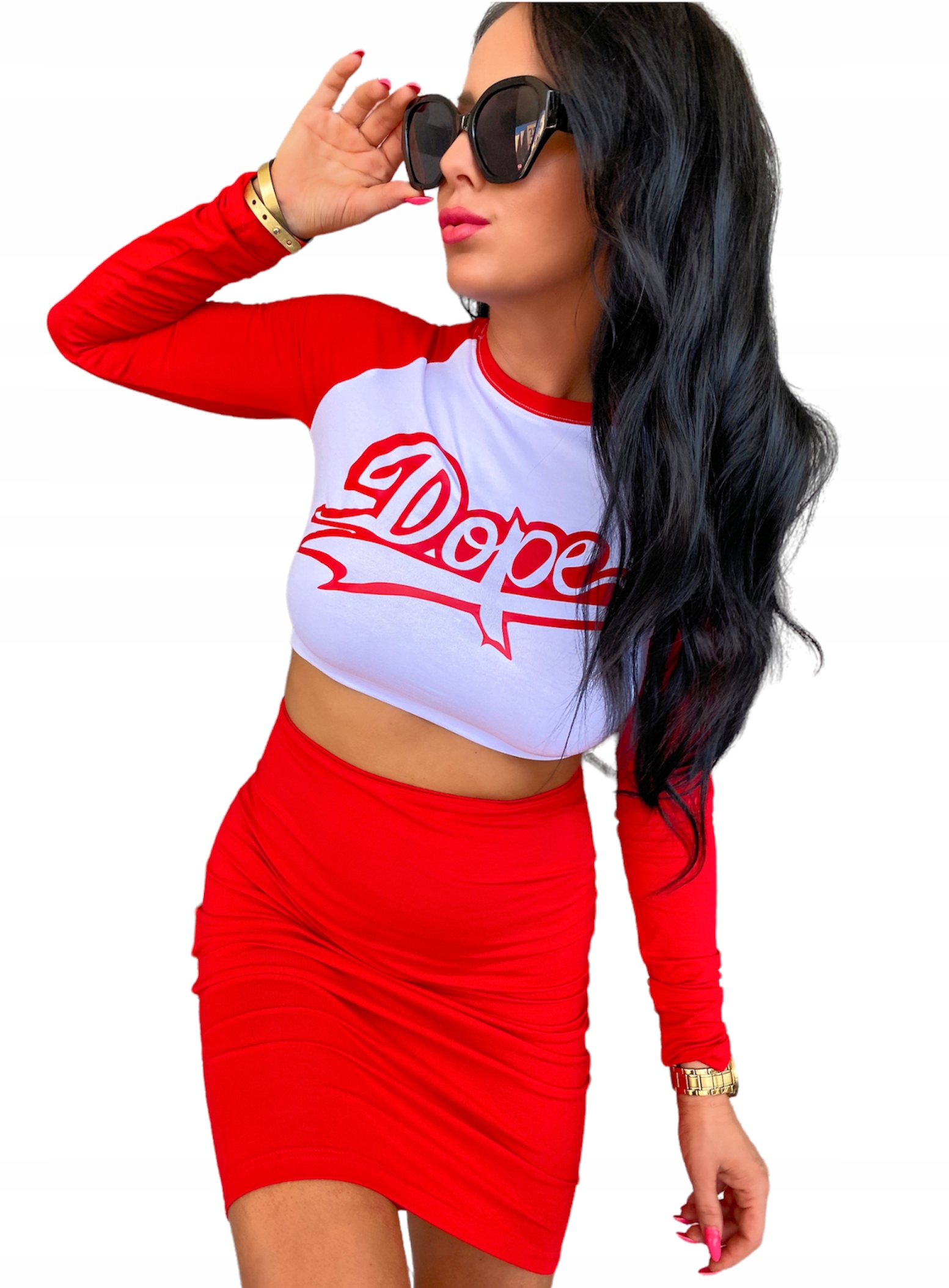 LipMar sexy sport komplet halenka sukně S 36