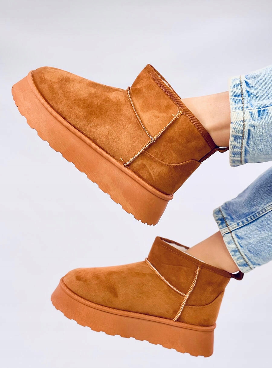 Emusy na platformie krótkie RODMANS CAMEL 38 Marka bez marki