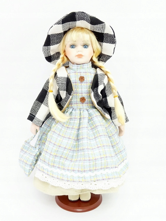 Porcelánová Panenka V Elegantním Oblečku, Nová, 40CM