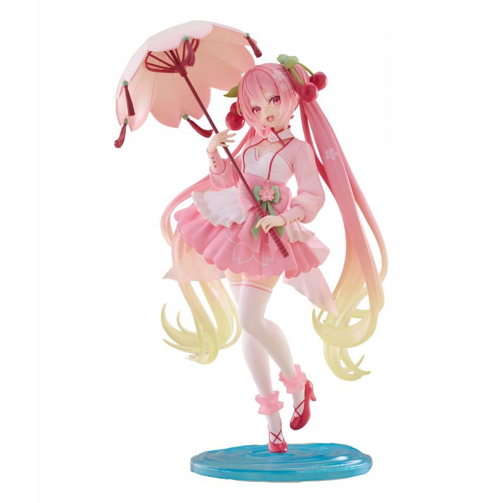 Figurka Hatsune Miku Amp Pvc Nově napsaná Sakura Miku Sakura Dress Ver. 2