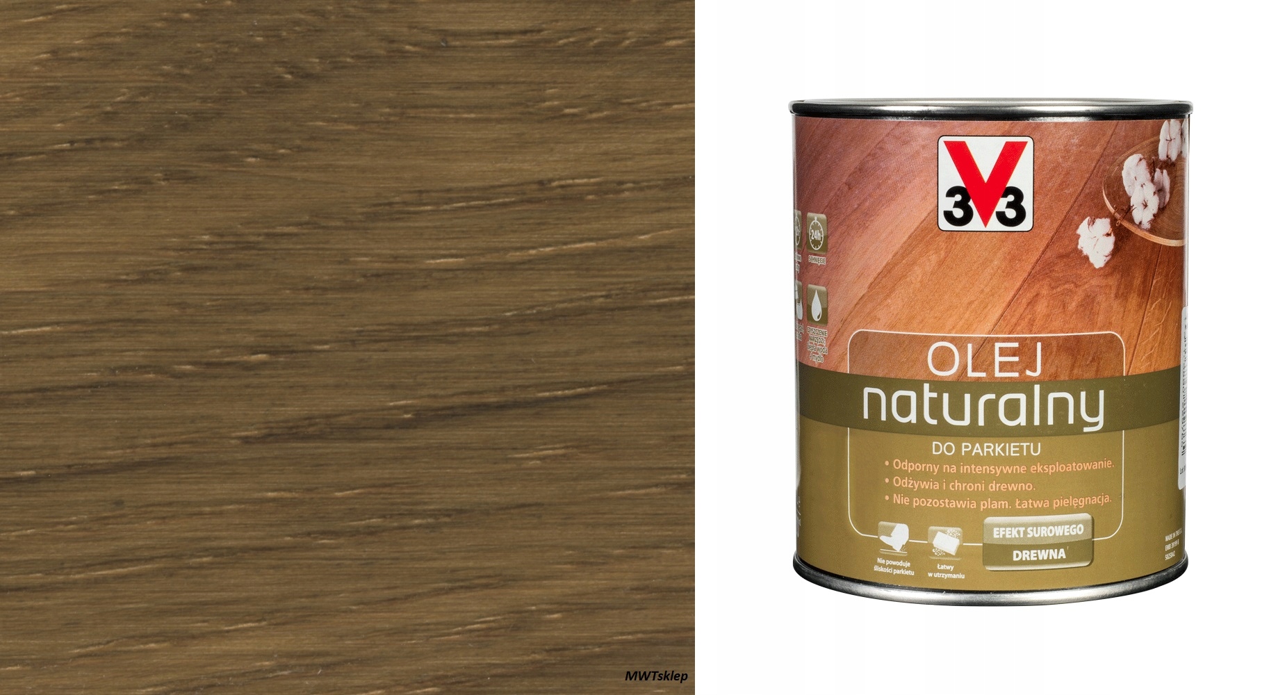 V33 Olej Naturalny Do Parkietu 1l Bezbarwny