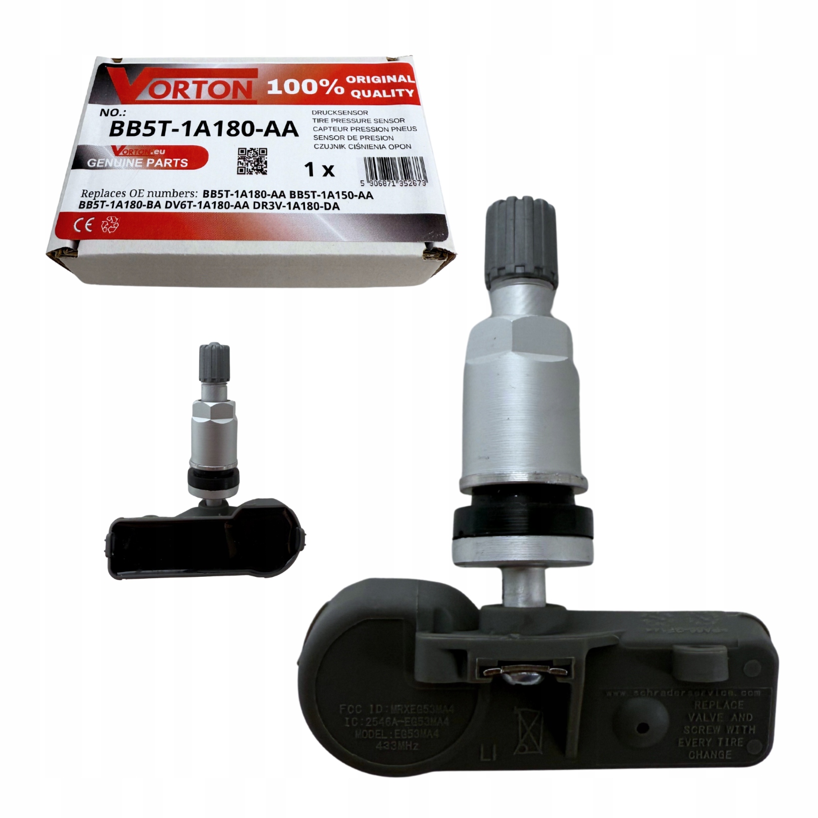 Snímač Tlaku Vzduchu Kol Pneumatik Tpms Ford Transit Tourneo Custom