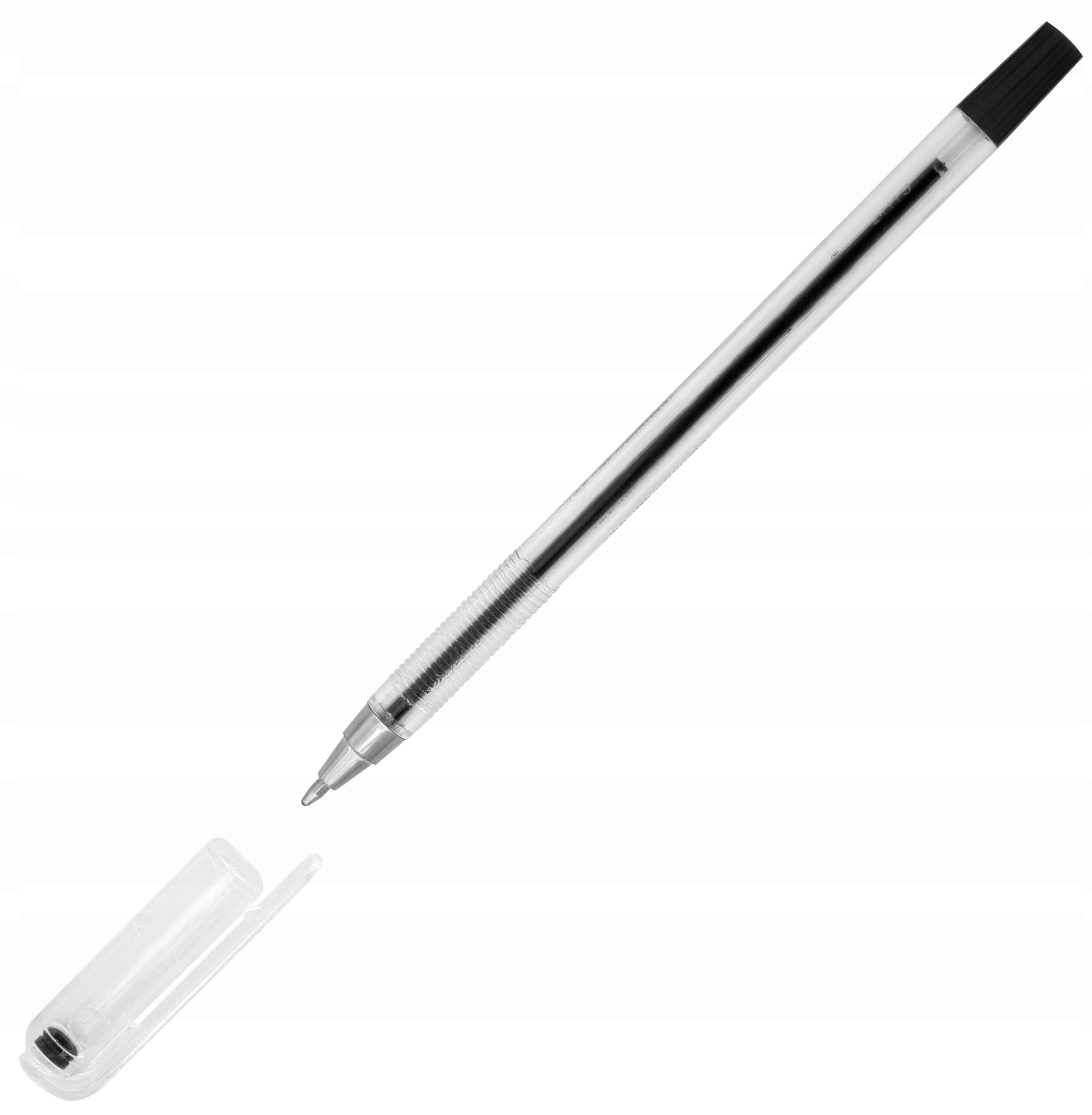 

MemoBe Długopis transparentny z zatyczką 0,7 mm