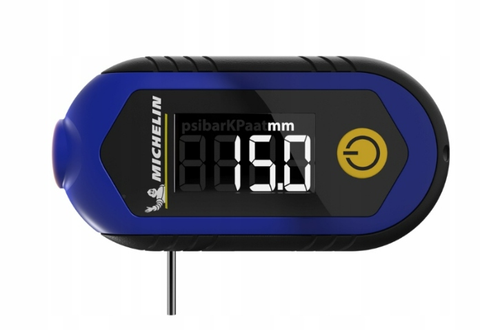 MICHELIN CYFROWY MANOMETR MIERNIK CIŚNIENIA OPON Z WYŚWIETLACZEM LCD