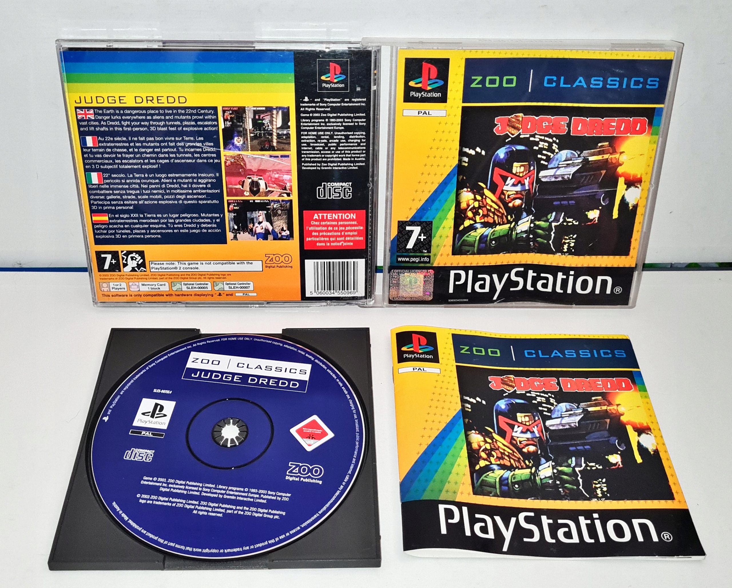 Gra Judge Dredd PSX 3XA