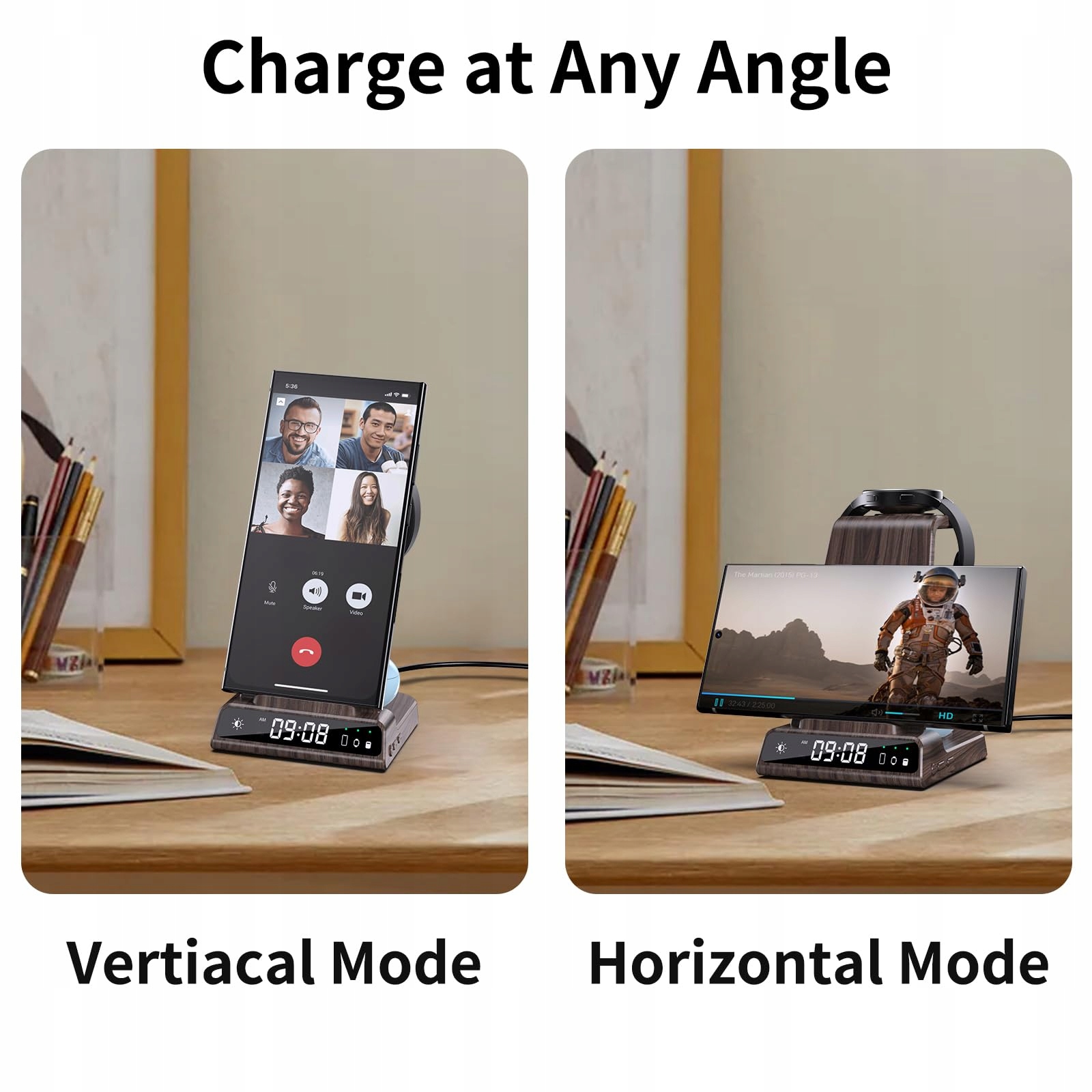 ZenGoose Ładowarka Bezprzewodowa 3w1 Galaxy S25 Ultra — miniatura 5