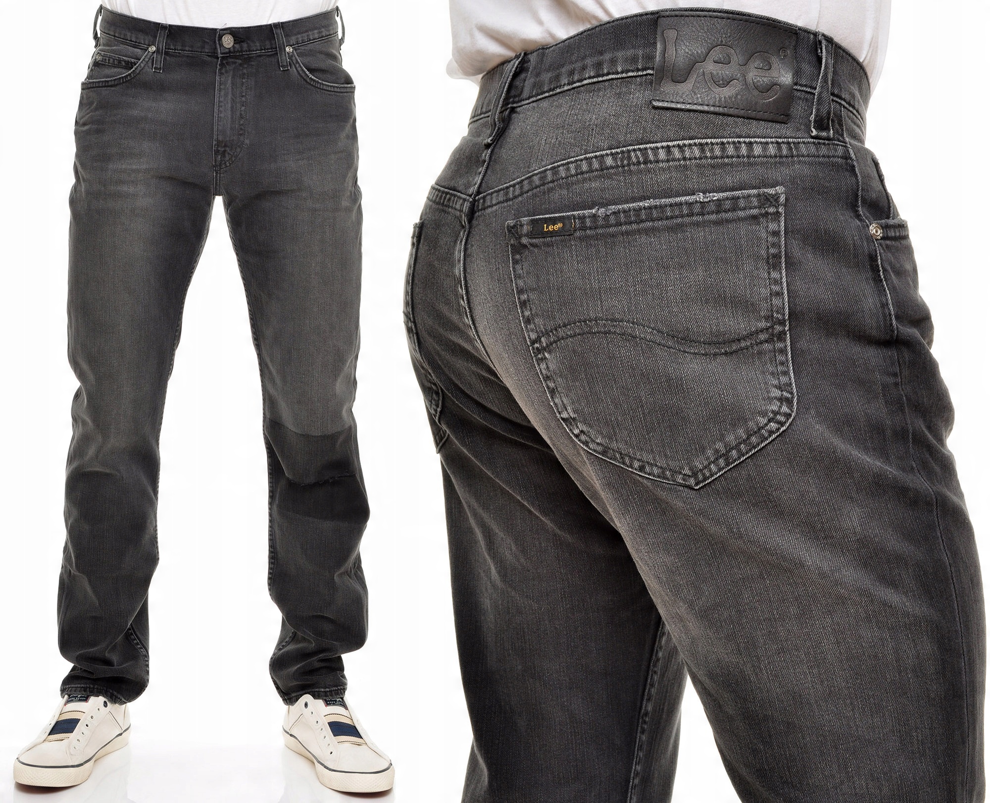 

Lee spodnie Slim regular Jeans grey Rider W32 L32