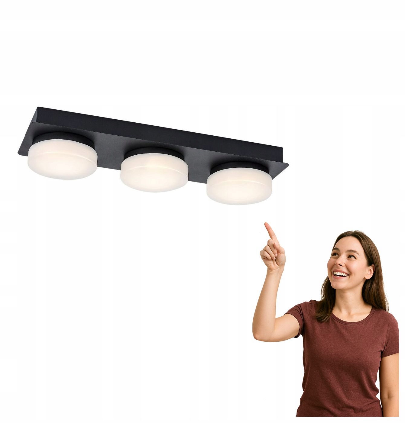 Led stropná lampa do kúpeľne 18W Attichus 75003 Rabalux