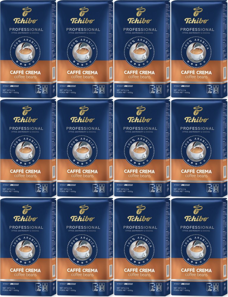 Tchibo Professional Crema kawa ziarnista 1kg x12