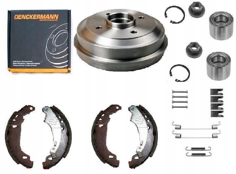 Bubny Čelisti Ložiska Nissan Micra K12 Note Sada