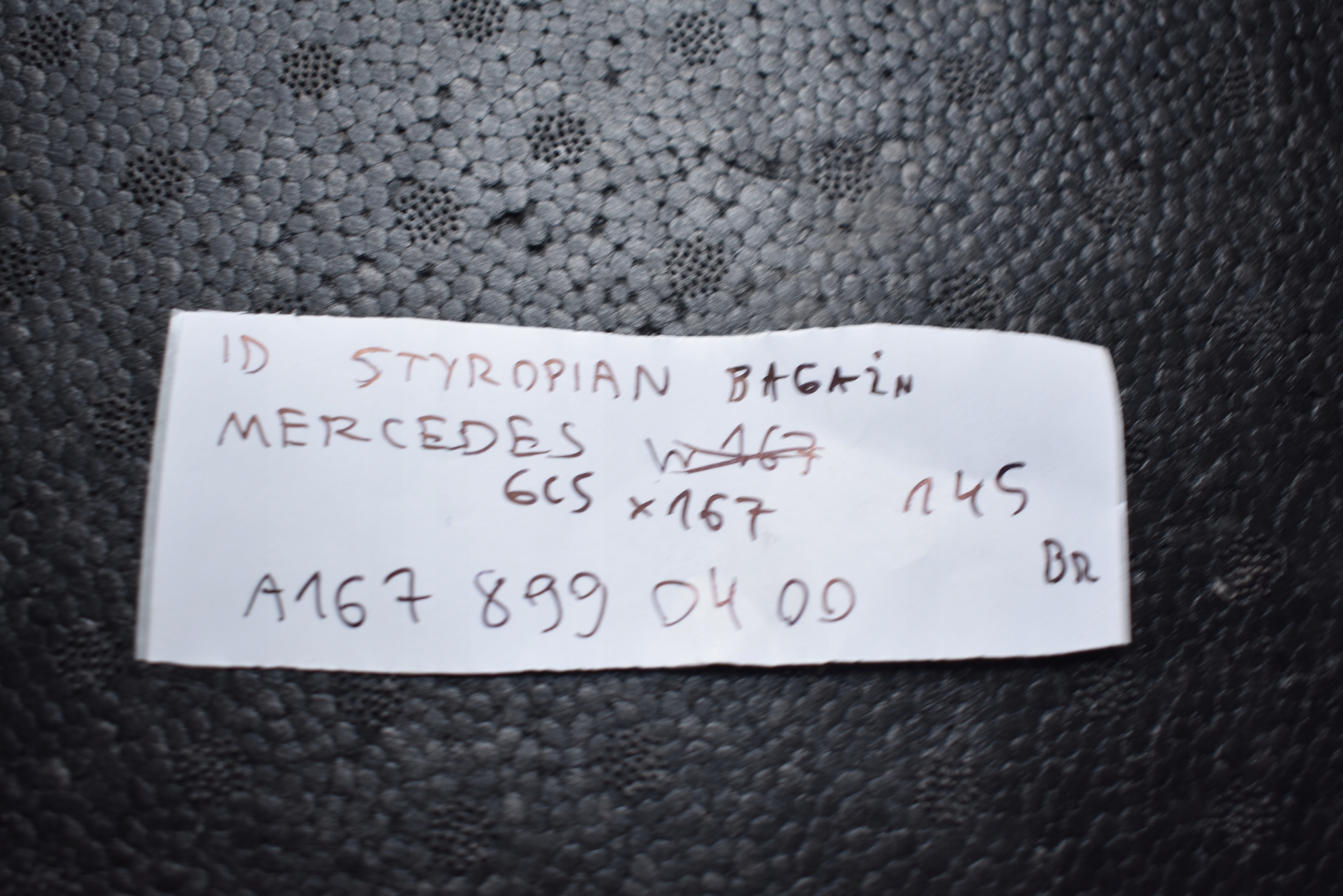 IDEALNY polystirene boot MERCEDES GLS X167 1