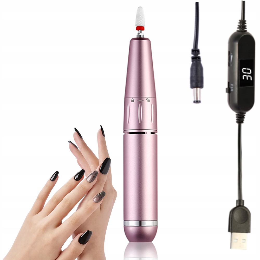 Elektrická Bruska Na Nehty Manikúra Pedikúra Přenosná Kompaktní