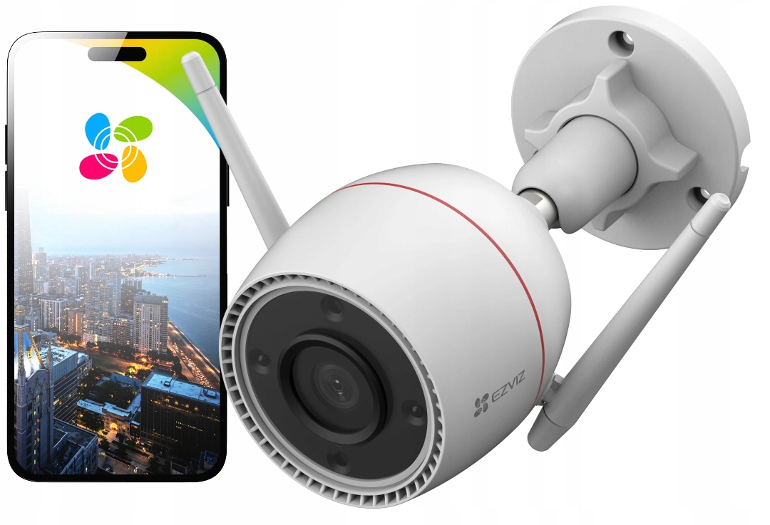 Venkovní Kamera Ip Monitoring Wifi Ezviz C3TN 5MPX IP65 Aplikace Sada