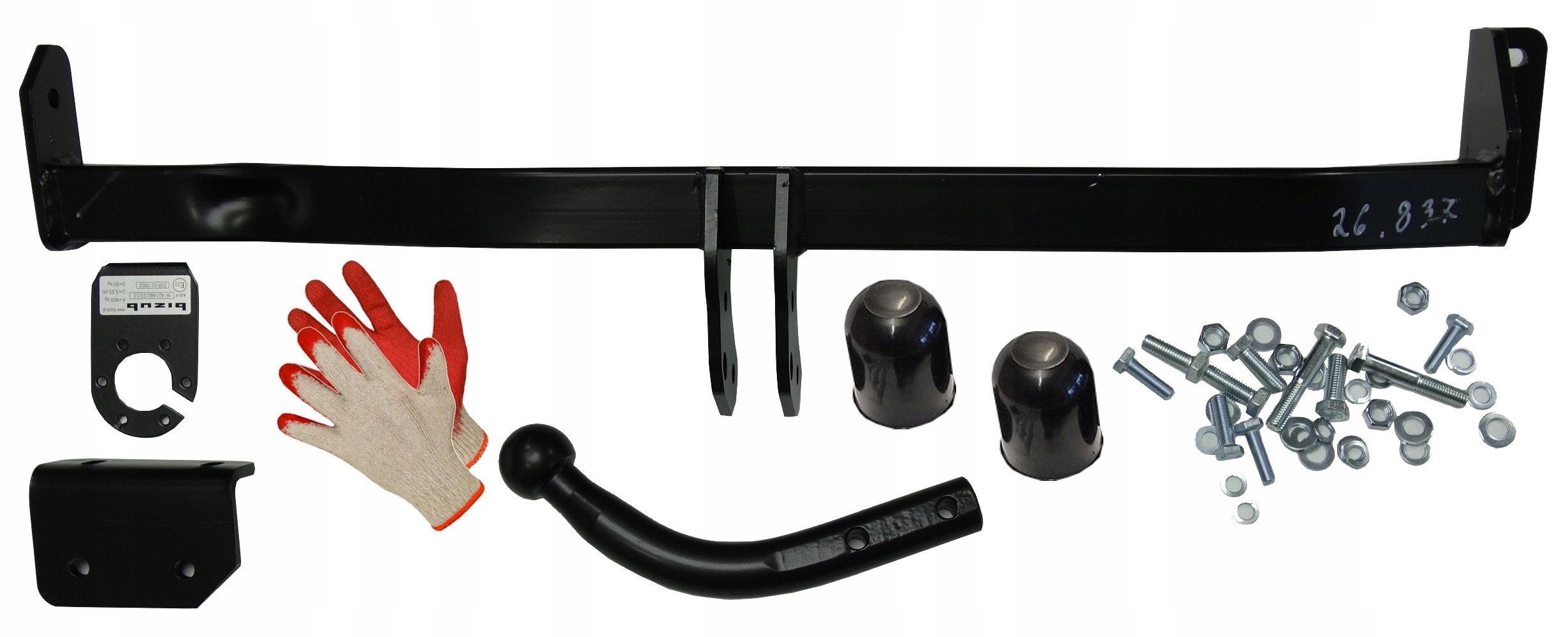 TOYOTA YARIS 1 I P1 1999-2005 HAK HOLOWNICZY+OSŁONKI +RĘKAWICZKI GRATIS Producent Bizub Hak-Pol