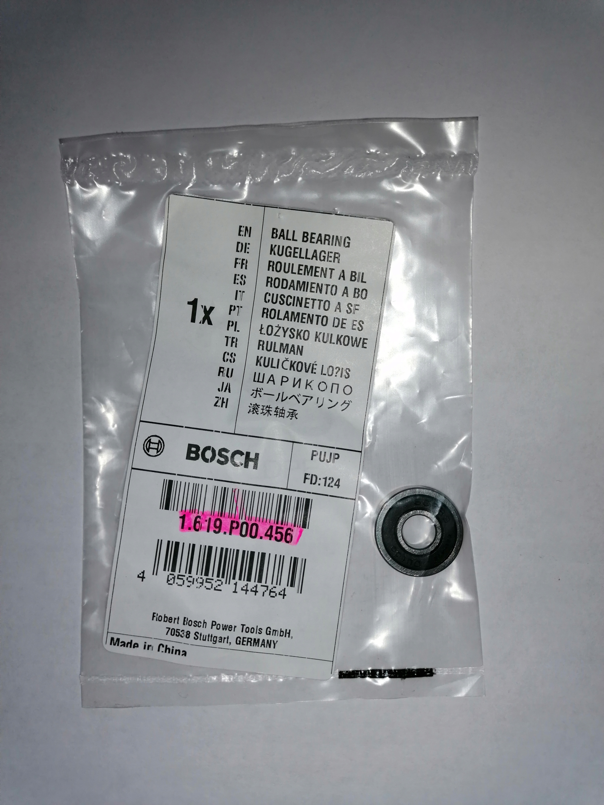 

Bosch łożysko kulkowe 607 GWS850CE 06013787AC