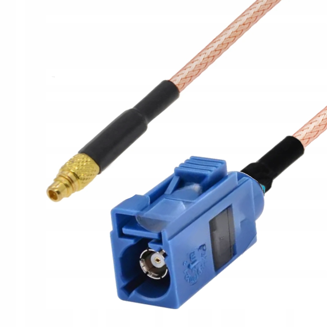 Pigtail MMCX wtyk Fakra C gniazdo RG316 25cm