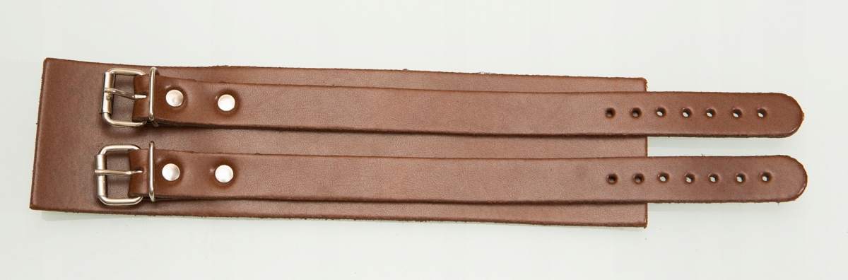 BRANSOLETKA skórzana USZTYWNIAJĄCA NADGARSTEK Długość całkowita 24 cm