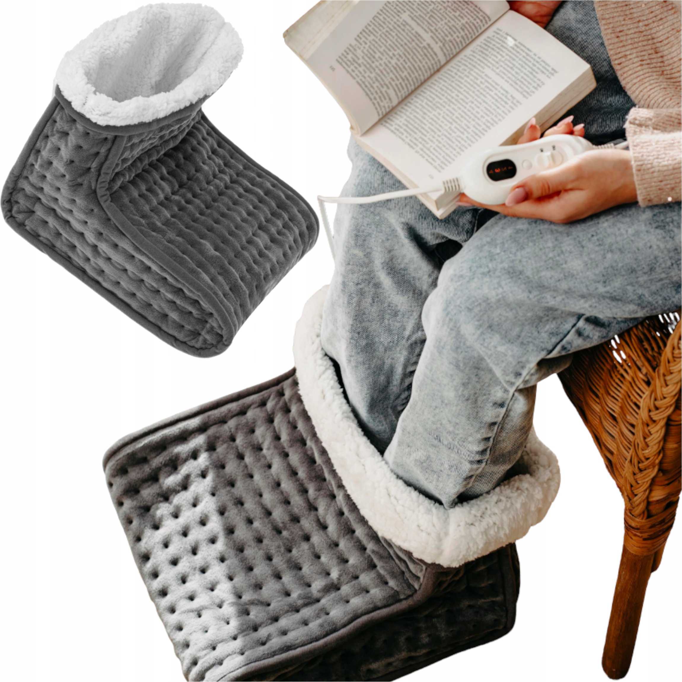 Elektrické Vyhrievacie Papuče S Diaľkovým Ovládaním Na Ovládanie Studených Nôh