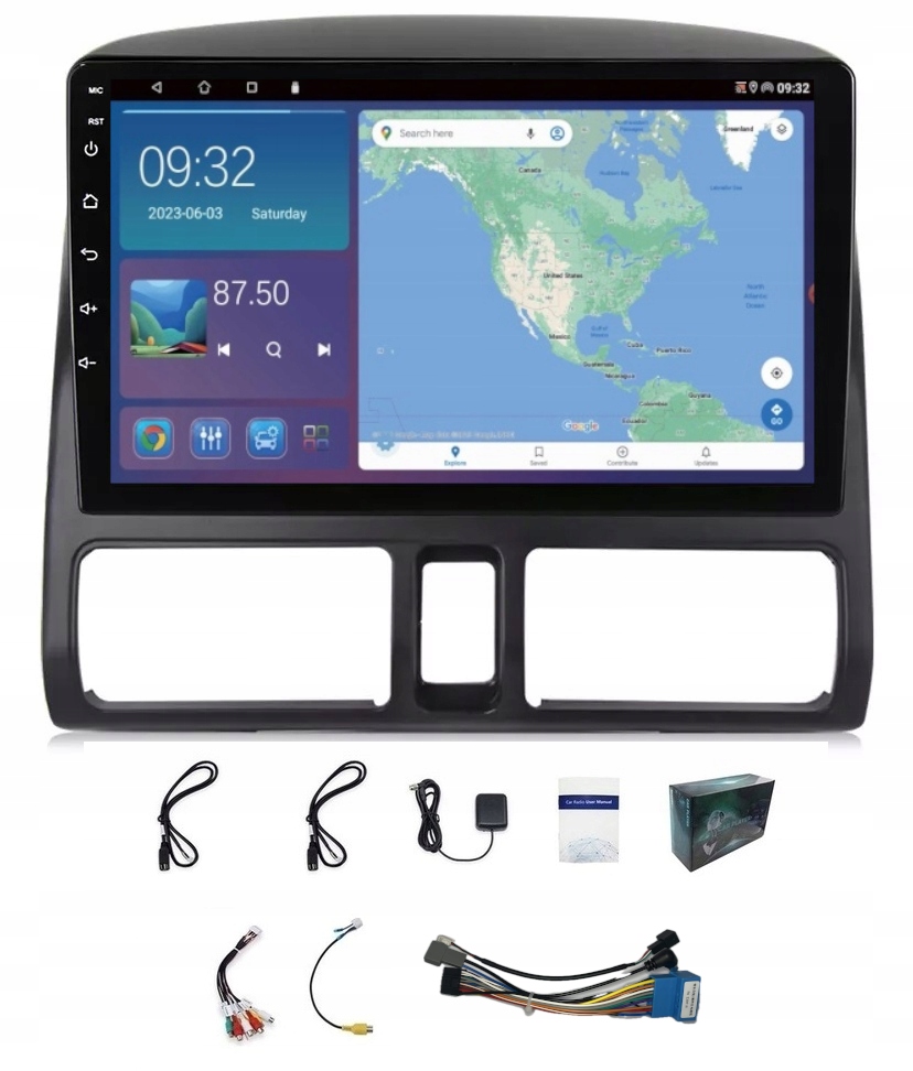 Gps Navigace Honda Crv 2002-2006 Carplay Android Auto 4GB 64GB